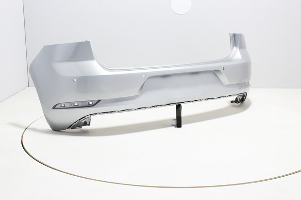 Rear Bumper +PDC Volkswagen Golf 7 REFLEXSILVER (LA7W)