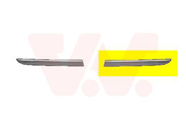 Front Bumper Moulding Trim Left BMW 1 Serie E87 SAPHIRESCHWARZ (475)