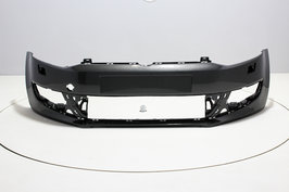 Front Bumper with headlamp washers Volkswagen Polo 6R PEPPERGREY (LD7R)